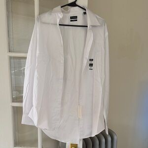 Van Heusen Men's White Dress Shirt